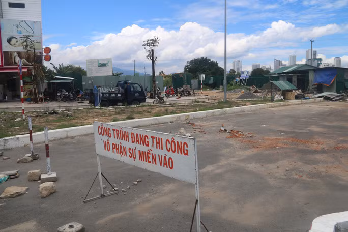 Dự án BT các tuyến đường, các nút giao thông kết nối với khu sân bay Nha Trang vẫn đang chậm tiến độ