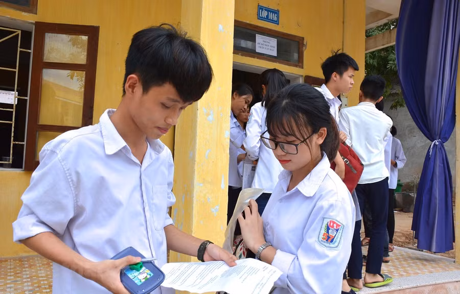 Kỳ thi tốt nghiệp trung học phổ thông sẽ diễn ra từ ngày 6 đến ngày 8/7. (Ảnh minh họa: Mai Công Luật/TTXVN)