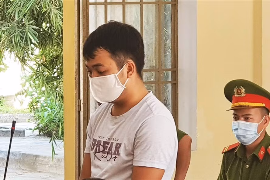 Nguyễn Anh Toàn tại TAND tỉnh Quảng Nam. Ảnh: Thanh Chung