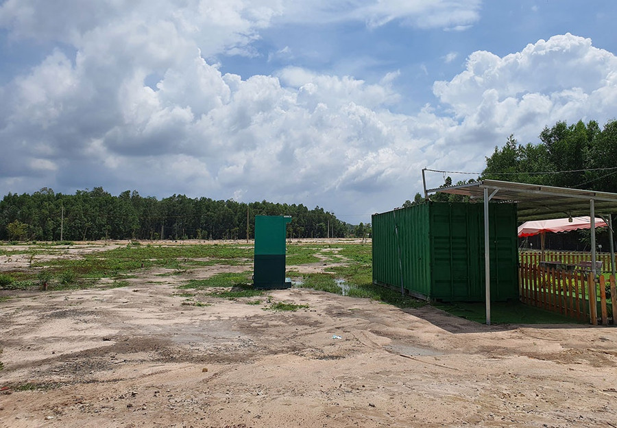 'Dự án ma' khu dân cư sinh thái Phú Mỹ Eco Garden tại xã Châu Pha- Ảnh: Nguyễn Long 'Dự án ma' khu dân cư sinh thái Phú Mỹ Eco Garden tại xã Châu Pha- Ảnh: Nguyễn Long