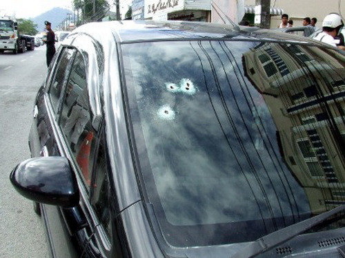 Chiếc xe ông Wisut Tangwitthayaporn lái khi gặp nạn