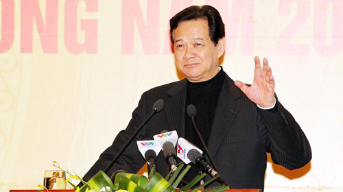 Thủ tướng Nguyễn Tấn Dũng phát biểu tại hội nghị