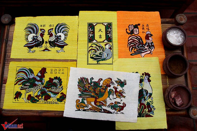 Có 6 loại gà trong dòng tranh Đông Hồ mà nhiều người chưa hiểu hết ý nghĩa