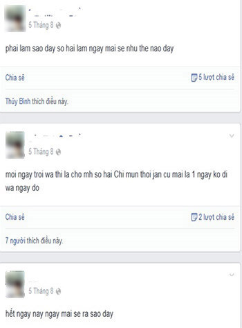 Dòng trạng thái lo lắng, sợ hãi của Đương trên Facebook là manh mối để cảnh sát phá án. Dòng trạng thái lo lắng, sợ hãi của Đương trên Facebook là manh mối để cảnh sát phá án.