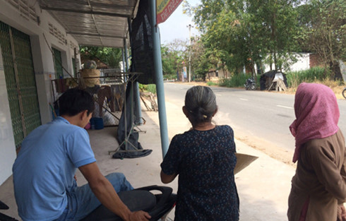 Khu vực nơi xảy ra vụ án mạng. Khu vực nơi xảy ra vụ án mạng.