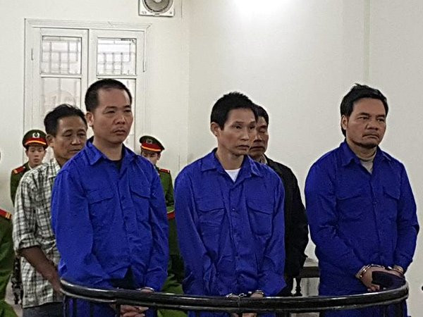 Các bị cáo tại tòa Các bị cáo tại tòa