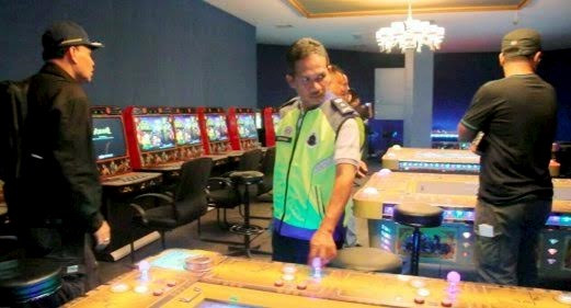  Các máy đánh bạc bị thu giữ tại cơ sở giải trí (Nguồn: nst.com.my)