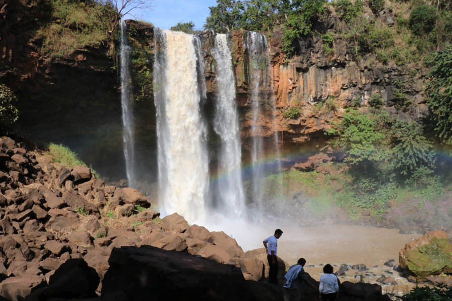 Thác Phú Cường thu hút nhiều du khách đến tham quan. Ảnh: H.S Thác Phú Cường thu hút nhiều du khách đến tham quan. Ảnh: H.S