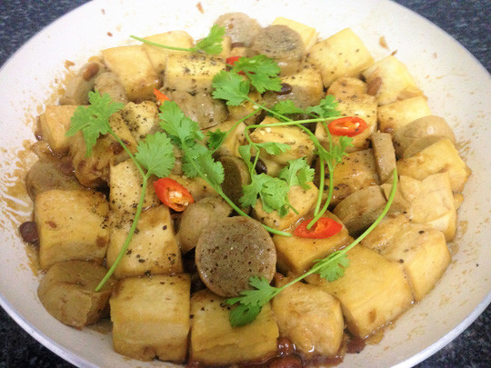 Đậu hũ kho tương Đậu hũ kho tương