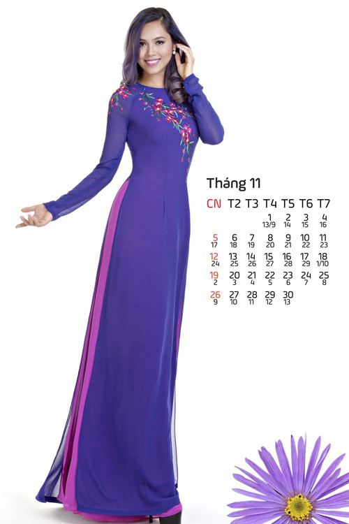 Á hậu Vũ Hoàng My cùng sắc tím hoa thạch thảo. Á hậu Vũ Hoàng My cùng sắc tím hoa thạch thảo.