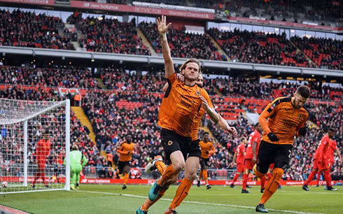 Thất bại 1-2 trước Wolverhampton, Liverpool chính thức chia tay FA Cup 2016/17. (Ảnh: Getty)