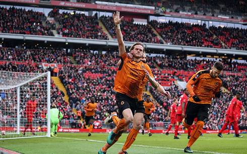 Thất bại 1-2 trước Wolverhampton, Liverpool chính thức chia tay FA Cup 2016/17. (Ảnh: Getty)