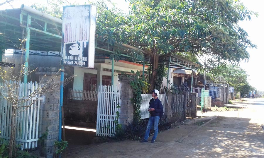  Quán cà phê nơi xảy ra vụ án mạng. Ảnh: Văn Ngọc