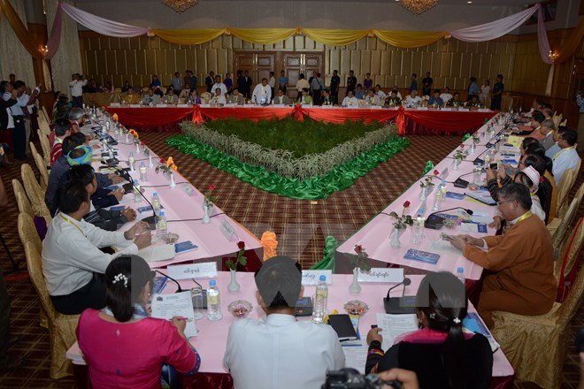 Một cuộc họp của Chính phủ Myanmar ở Naypyidaw.