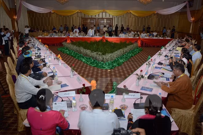 Một cuộc họp của Chính phủ Myanmar ở Naypyidaw.