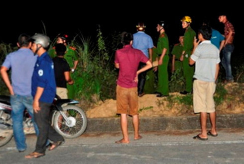 Nơi phát hiện thi thể Mai. Ảnh: Đ.H Nơi phát hiện thi thể Mai. Ảnh: Đ.H