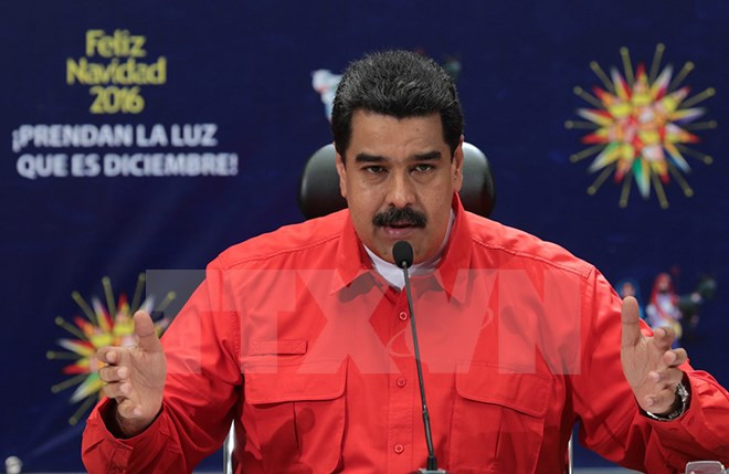 Tổng thống Venezuela Nicolas Maduro.