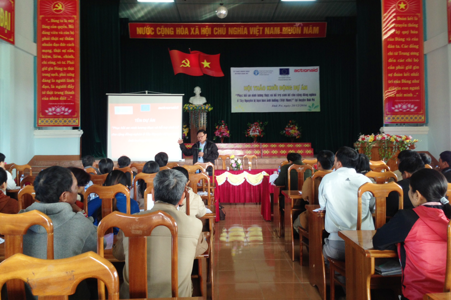 Huyện Đak Pơ có 473 hộ được hưởng lợi từ dự án. Ảnh: Hồng Thi