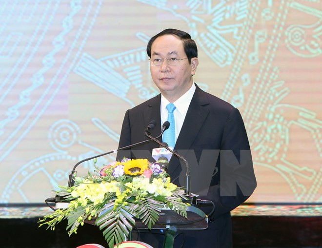 Chủ tịch nước Trần Đại Quang. (Ảnh: Nhan Sáng/TTXVN) Chủ tịch nước Trần Đại Quang. (Ảnh: Nhan Sáng/TTXVN)
