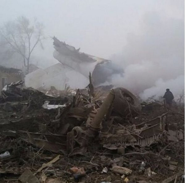 Hình ảnh được cho là những gì còn sót lại của chiếc máy bay - Ảnh: Instagram