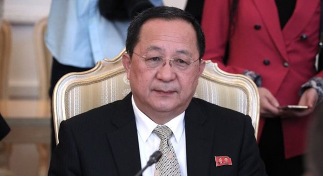 Ngoại trưởng Triều Tiên Ri Yong Ho. (Nguồn: nknews.org)  Ngoại trưởng Triều Tiên Ri Yong Ho. (Nguồn: nknews.org)