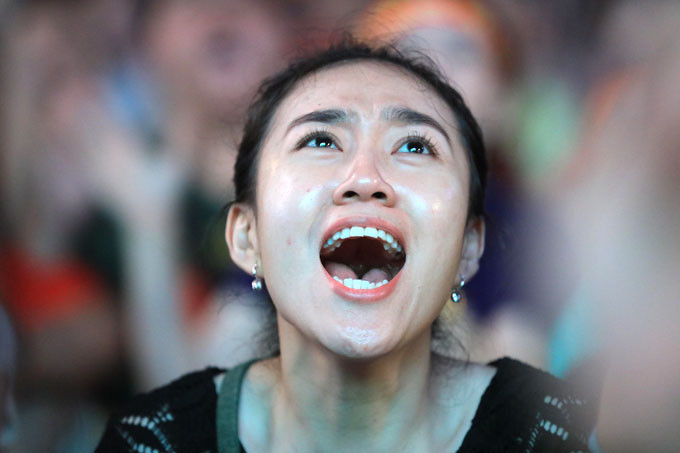 Niềm vui vỡ òa khi Văn Toàn ghi bàn ấn định chiến thắng 1-0 ở phút 108. Việt Nam đi tiếp vào bán kết, gặp đối thủ Hàn Quốc.