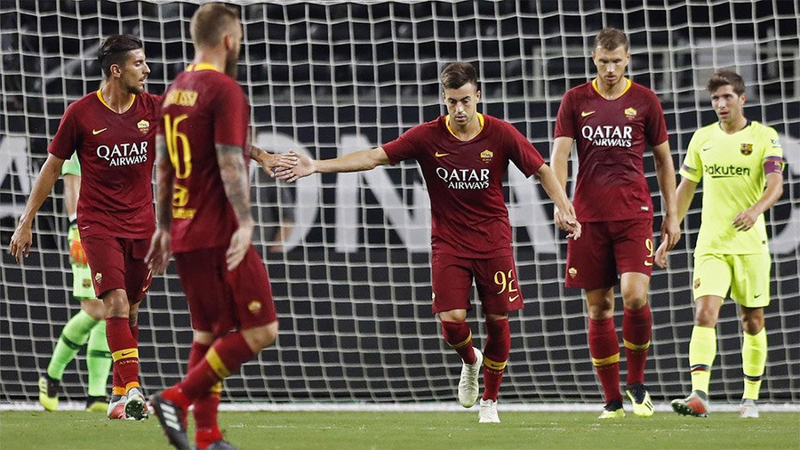 Roma ngược dòng ấn tượng trước Barca  Roma ngược dòng ấn tượng trước Barca