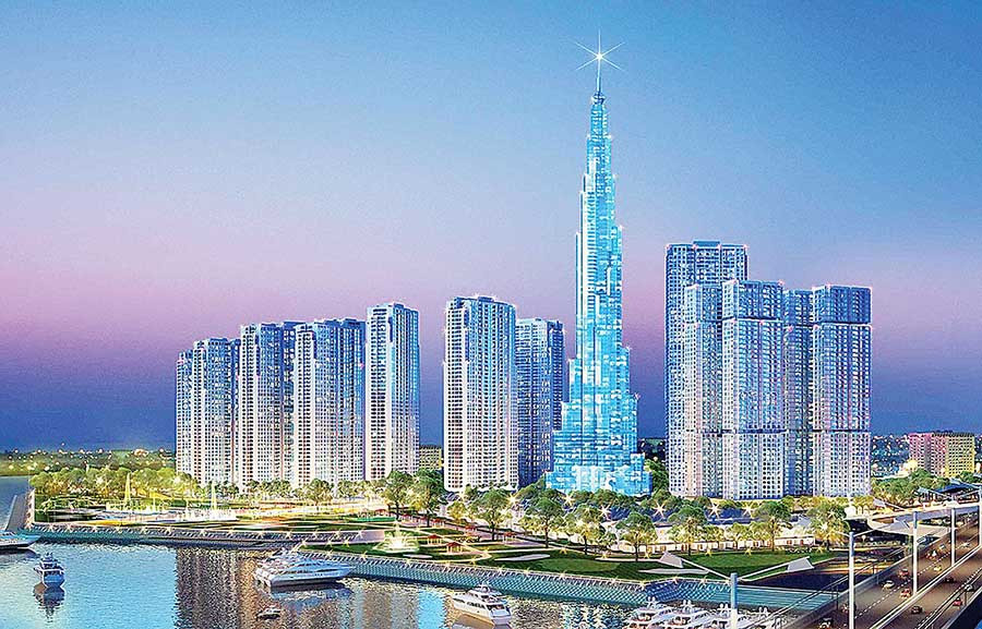 Tòa nhà Landmark 81 ở TP. Hồ Chí Minh. Ảnh: internet  Tòa nhà Landmark 81 ở TP. Hồ Chí Minh. Ảnh: internet