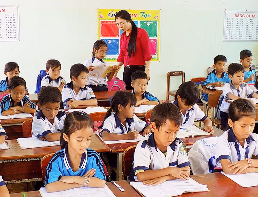  Huyện Ia Grai phấn đấu nâng cao chất lượng dạy và học trong năm học mới. Ảnh: T.N