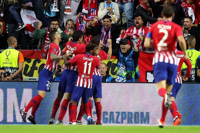  Atletico sớm có bàn mở tỉ số.