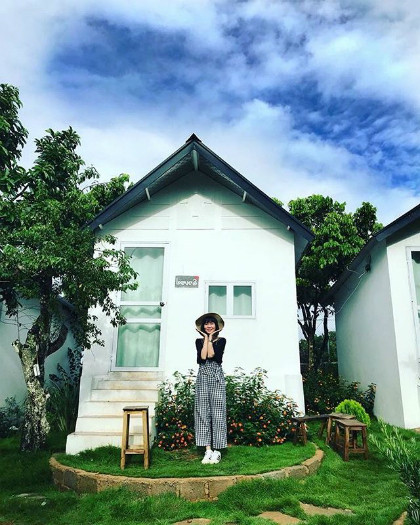 Một trong những ngôi nhà nhỏ của khu nghỉ Ảnh: Instagram. Một trong những ngôi nhà nhỏ của khu nghỉ Ảnh: Instagram.