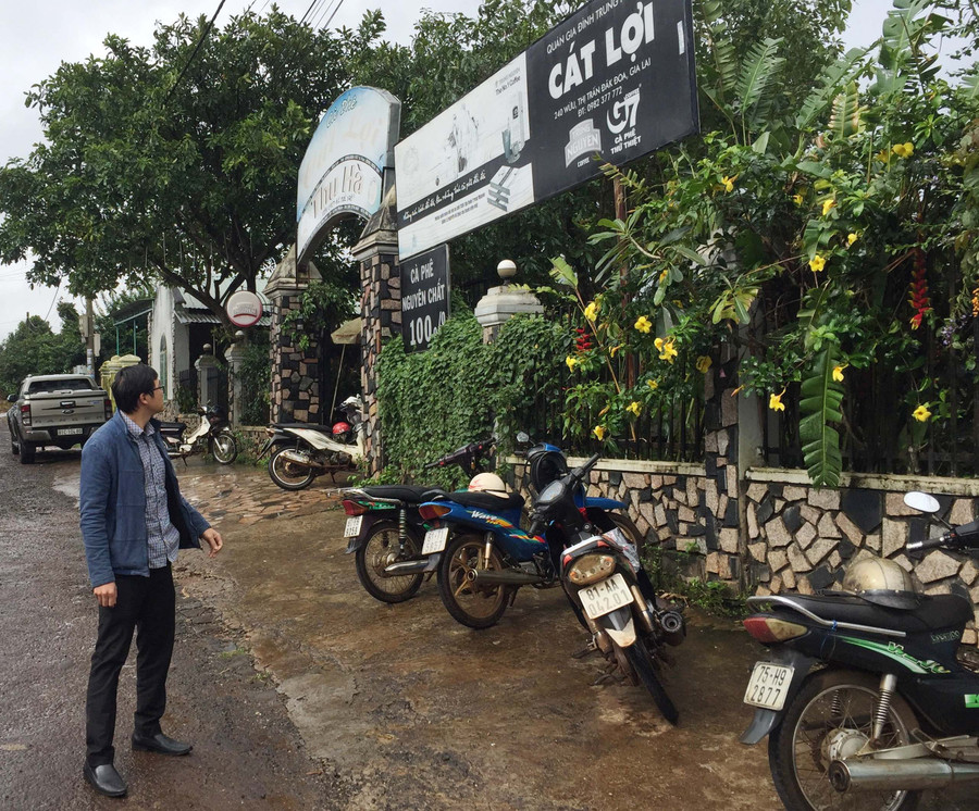  Hiện trường vụ nổ súng. 