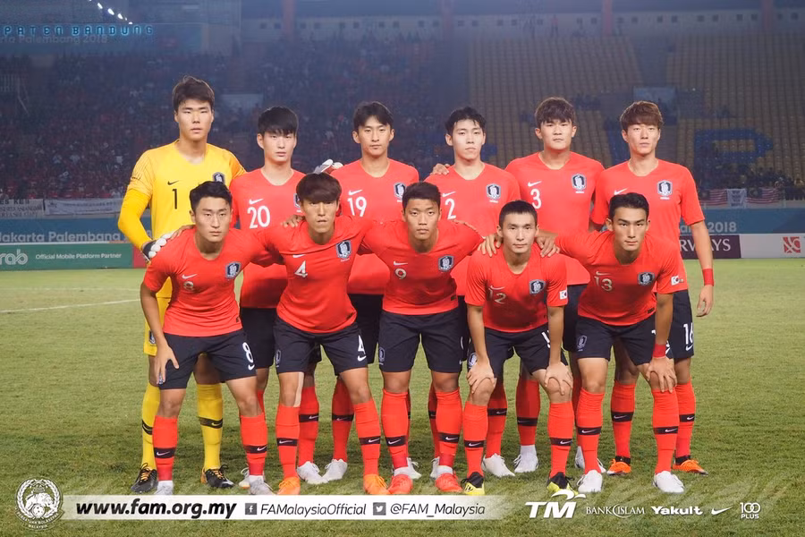 U23 Hàn Quốc không thể xếp nhất bảng E sau thất bại trước U23 Malaysia