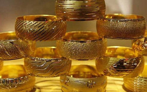 Giá vàng trong nước giảm nhẹ. (Ảnh minh họa: KT)