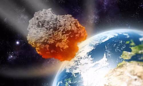  Tiểu hành tinh di chuyển với tốc độ cao ngoài không gian. Ảnh: Mirror.