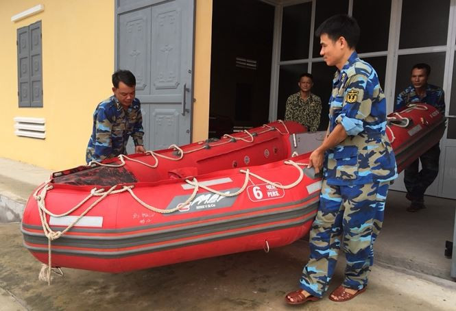 Lữ đoàn Đặc công 126 Hải quân đang khẩn trương triển khai phòng chống bão số 4