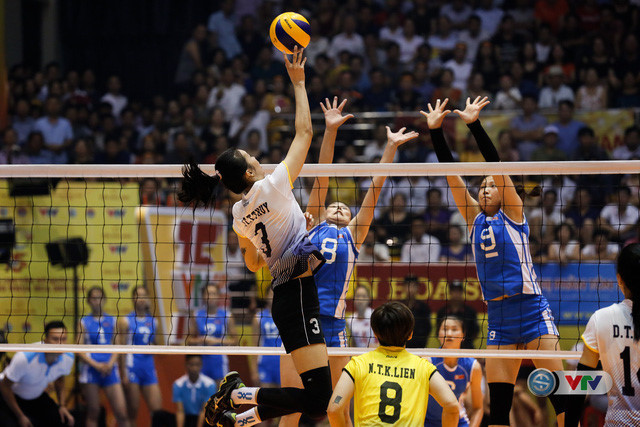 Trần Thị Thanh Thúy thể hiện phong độ tuyệt vời ở trận này.