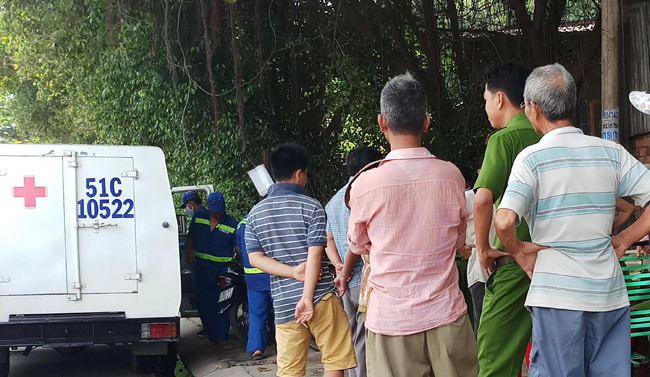 Hiện trường phát hiện ông Tấn tử vong. Hiện trường phát hiện ông Tấn tử vong.