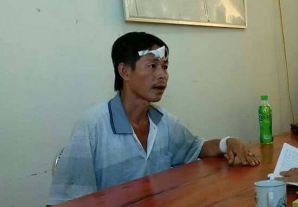  Trần Đức Lân tại cơ quan điều tra.