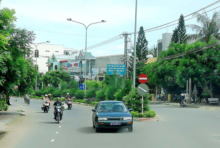 Một góc thị xã Ayun Pa. Ảnh: Đức Thụy