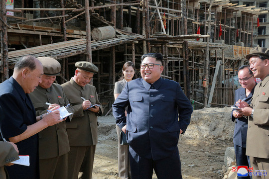 Hình ảnh mới nhất của Nhà lãnh đạo Triều Tiên Kim Jong-un do hãng thông tấn Trung ương KCNA công bố hôm 18-8