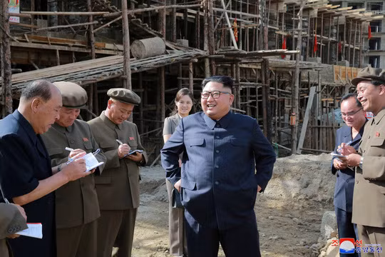 Hình ảnh mới nhất của Nhà lãnh đạo Triều Tiên Kim Jong-un do hãng thông tấn Trung ương KCNA công bố hôm 18-8