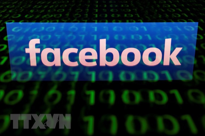 Biểu tượng Facebook. (Ảnh: AFP/TTXVN)