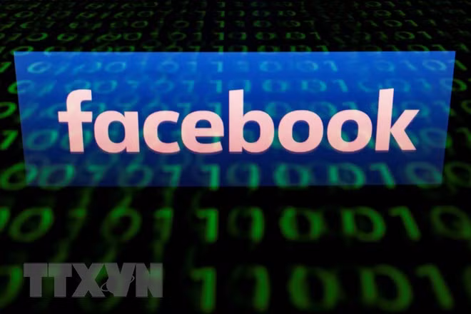 Biểu tượng Facebook. (Ảnh: AFP/TTXVN)