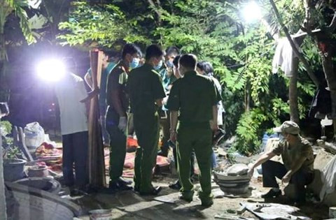  Khu vực phát hiện thi thể cháu Đ.