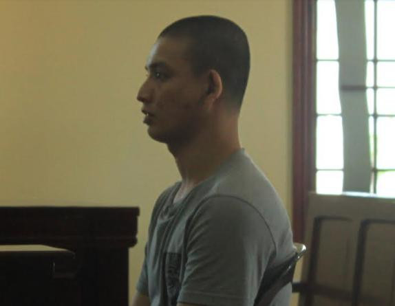 Bị cáo Thiện tại phiên xét xử