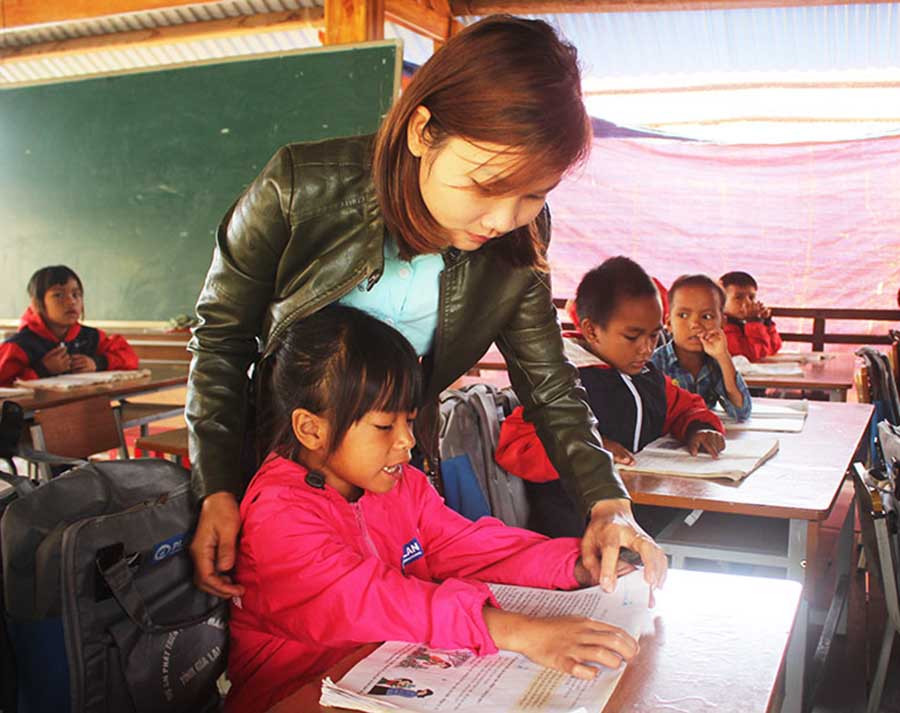  Theo Sở Giáo dục và Đào tạo Gia Lai, các đơn vị trường học không thực hiện biệt phái viên chức nữ đang mang thai hoặc nuôi con dưới 36 tháng tuổi. Ảnh: M.N