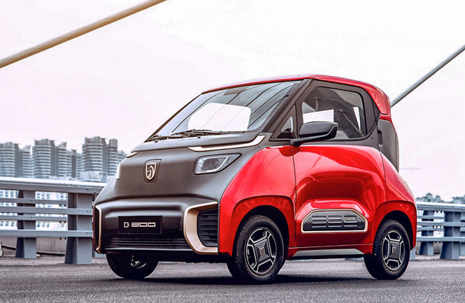  Ô tô điện Baojun E200 mang thương hiệu Trung Quốc có giá bán khoảng 10.000 USD