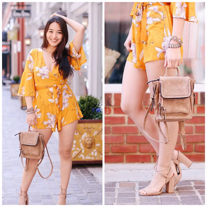  Jumpsuit dáng rộng vừa mang lại cảm giác thoái mái, vừa tôn nét gợi cảm cho phái đẹp.