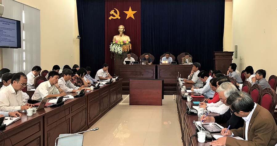 Quang cảnh tham dự buổi thuyết trình tại điểm cầu Gia Lai. Ảnh: Phương Linh